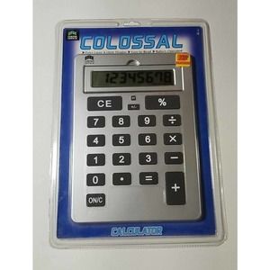 Calculator Colossal in size new in packaging battery operated